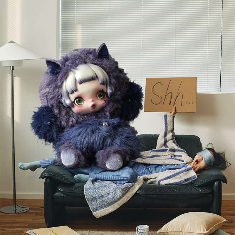 【COMBO】POP MART 1PC SKULLPANDA You Found Me! Serie Plüschpuppen-Anhänger Blind Box + 1 STÜCK SKULLPANDA The Mirage Series Blind Box
