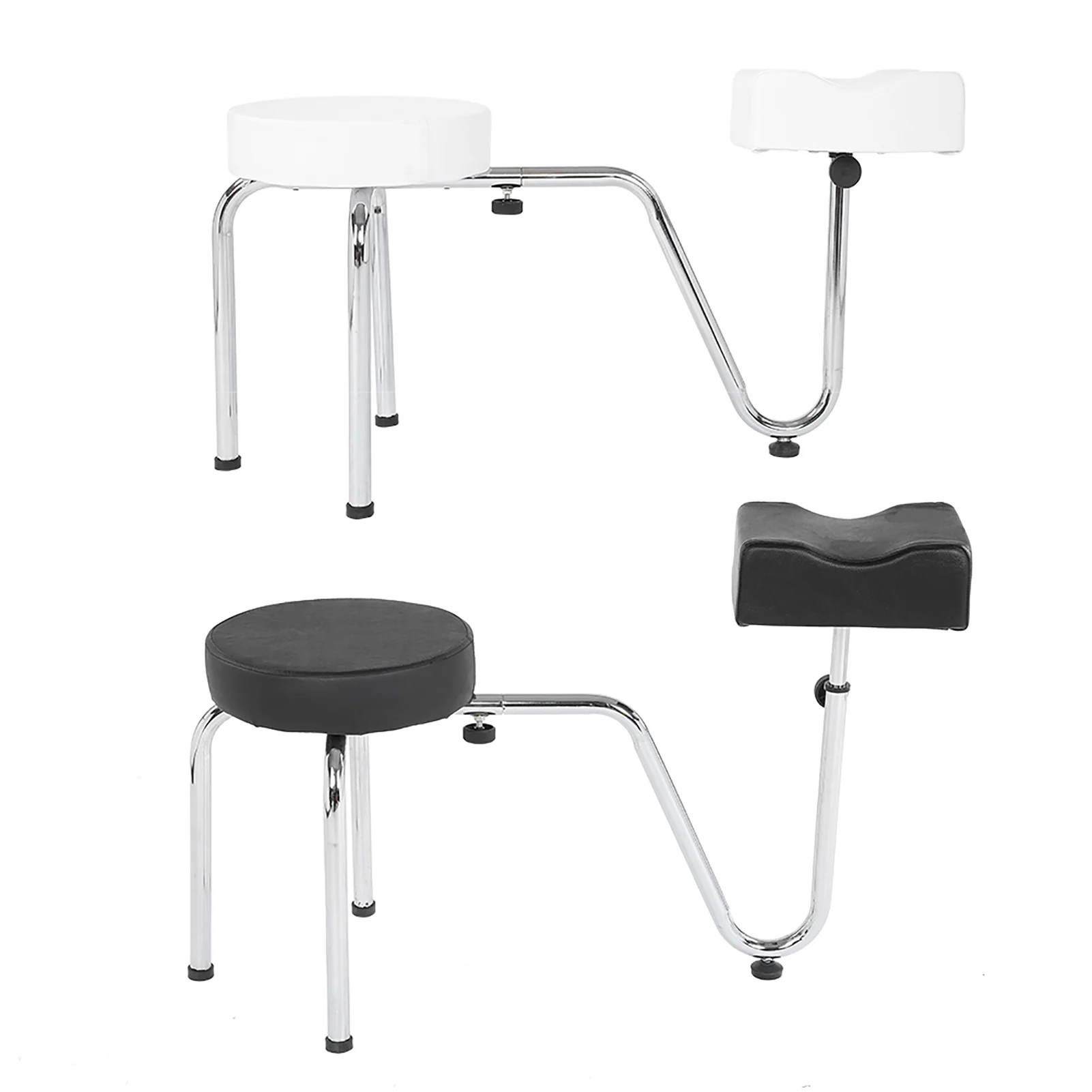 2 colori regolabili in pelle PU tatuaggio gamba bracciolo pad pedicure sgabello sedia pedicure sgabello piede sgabello piede regolabile