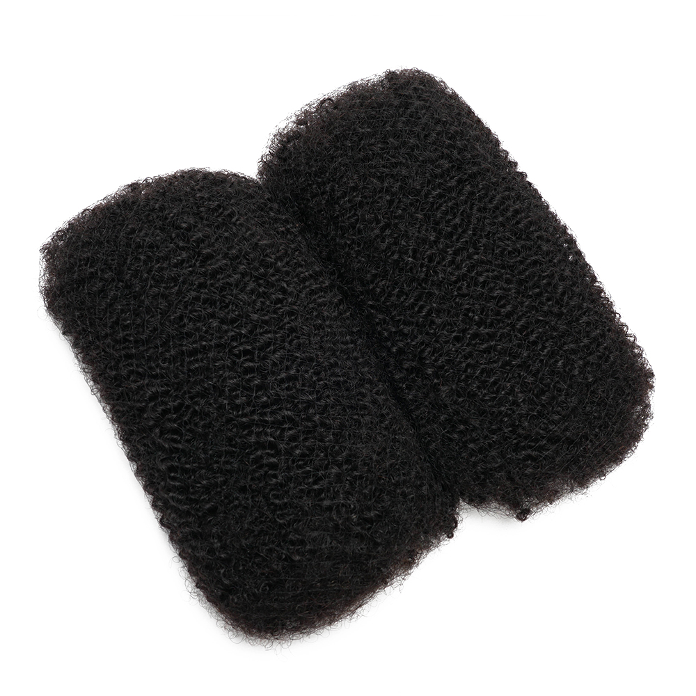 Bulk Echt haar Vlechten Natuurlijke kleur Remy Braziliaans haar Kinky Krullend Golf Echt haar afro kinky Bulk