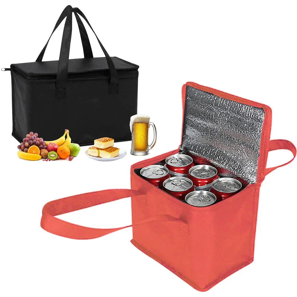 Borsa termica per il pranzo portatile Borsa isolante pieghevole per picnic Borsa termica per alimenti Borsa termica per bevande Borsa per la consegna della birra