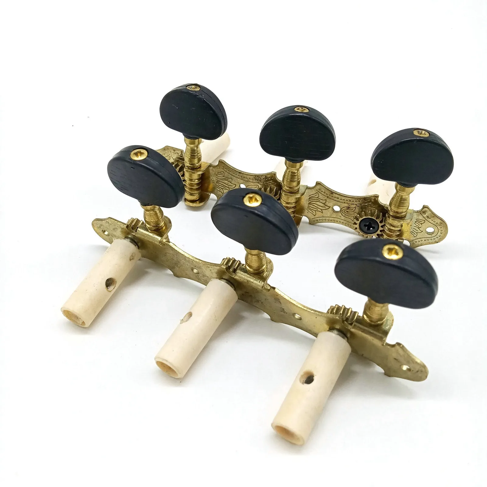 Newest Left Right Classical Guitar String Tuning Pegs Machine Heads Tuners Keys 3L3R Professional Guitar Accessories,Black
