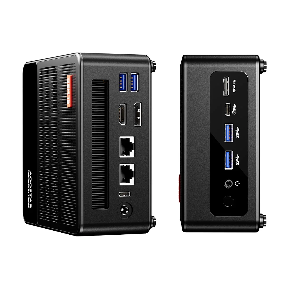 Aoostar gem12 max mini pc und ryzen 7 8845hs 8 core bis zu 5,1 ghz 32gb ddr5 ram 1tb pcle 4,0 ssd wifi 6 bluetooth 2. 0 2*5,2g lan