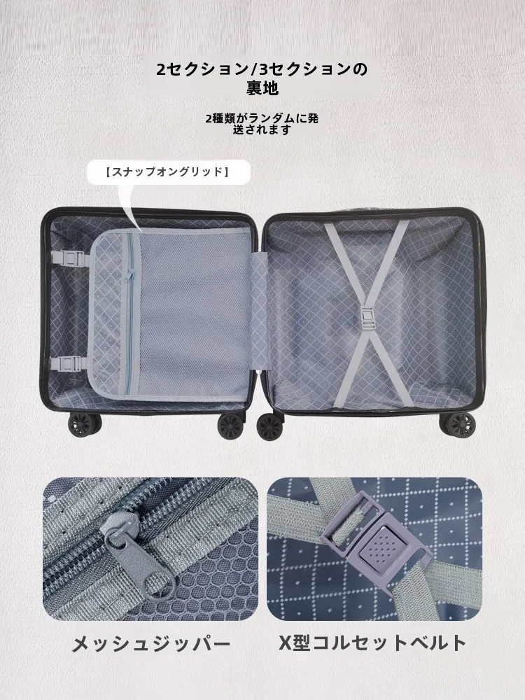 18 インチ小型機内持ち込みスーツケース軽量トラベルバッグユニセックス折りたたみハンドバッグパスワードロック付き航空旅行やチェック手荷物用