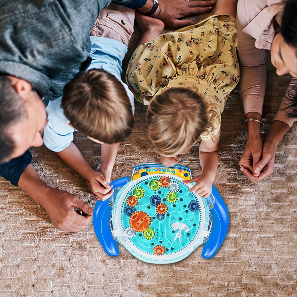 Puzzle 3D créatif, équipement amusant, labyrinthe, disque, boule d'équilibre, labyrinthe, plat de roue, Puzzle IQ, jouet éducatif, cadeau d'anniversaire et de noël