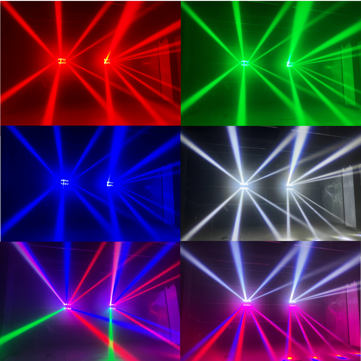 8x15W 4 em 1 RGBW Feixe Movendo Cabeça Lavagem DJ Bar Strobe Stage Effects Led Spider Light