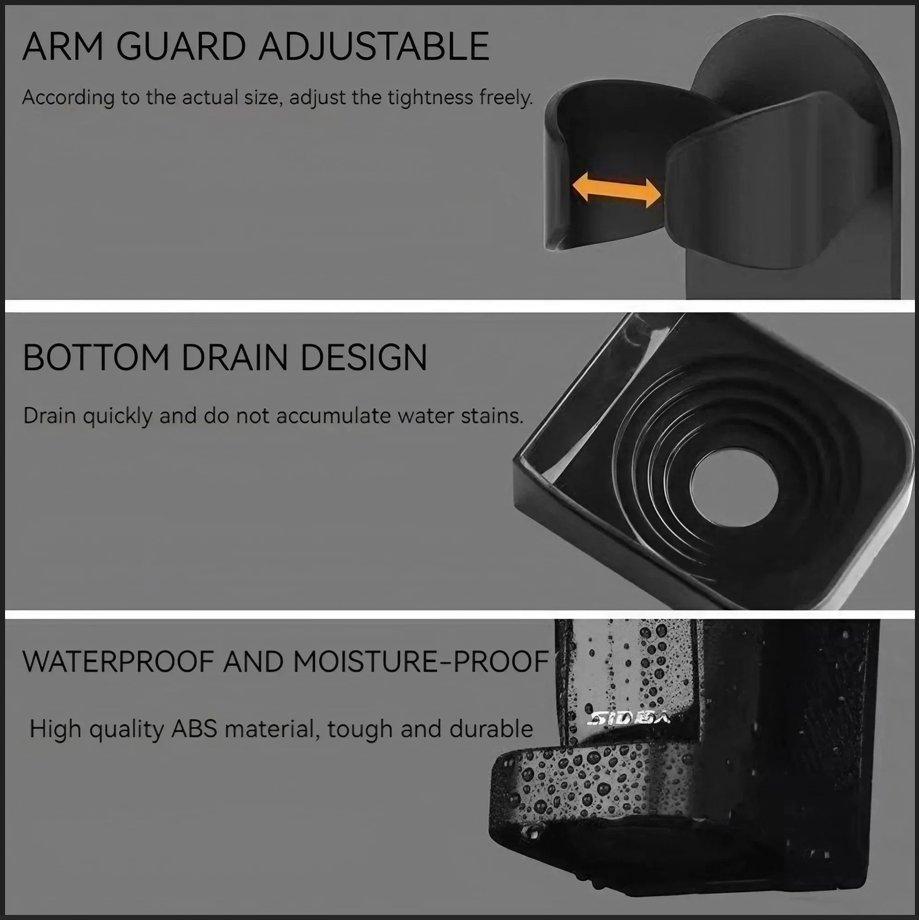 1Pc Badkamer Scheerapparaat Rack Wandmontage Scheren Scheermes Houder Elektrische Tandenborstelhouder Ruimtebesparend Traceless Tandenborstel Organiz