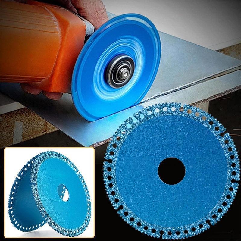 1pc 강철 금속 돌을위한 Brazed 다이아몬드 톱 블레이드 주철 철근 알루미늄 다목적 철거 계약자 커팅 디스크 20mm