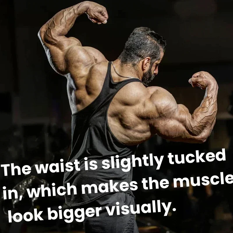 Men's Y - Back Gym Stringer Tank - Barbell Plate Print, Breathable Cotton, Ideal for Bodybuilding,Weightlifting Intense Workouts