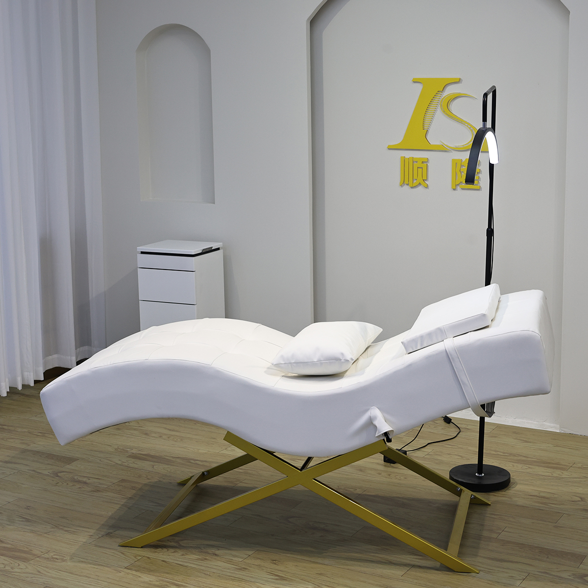 XingSheng lit de soins de beauté électrique Table de Massage d'hydrothérapie du visage Salon lits de cils Massage du corps entier meubles de SPA