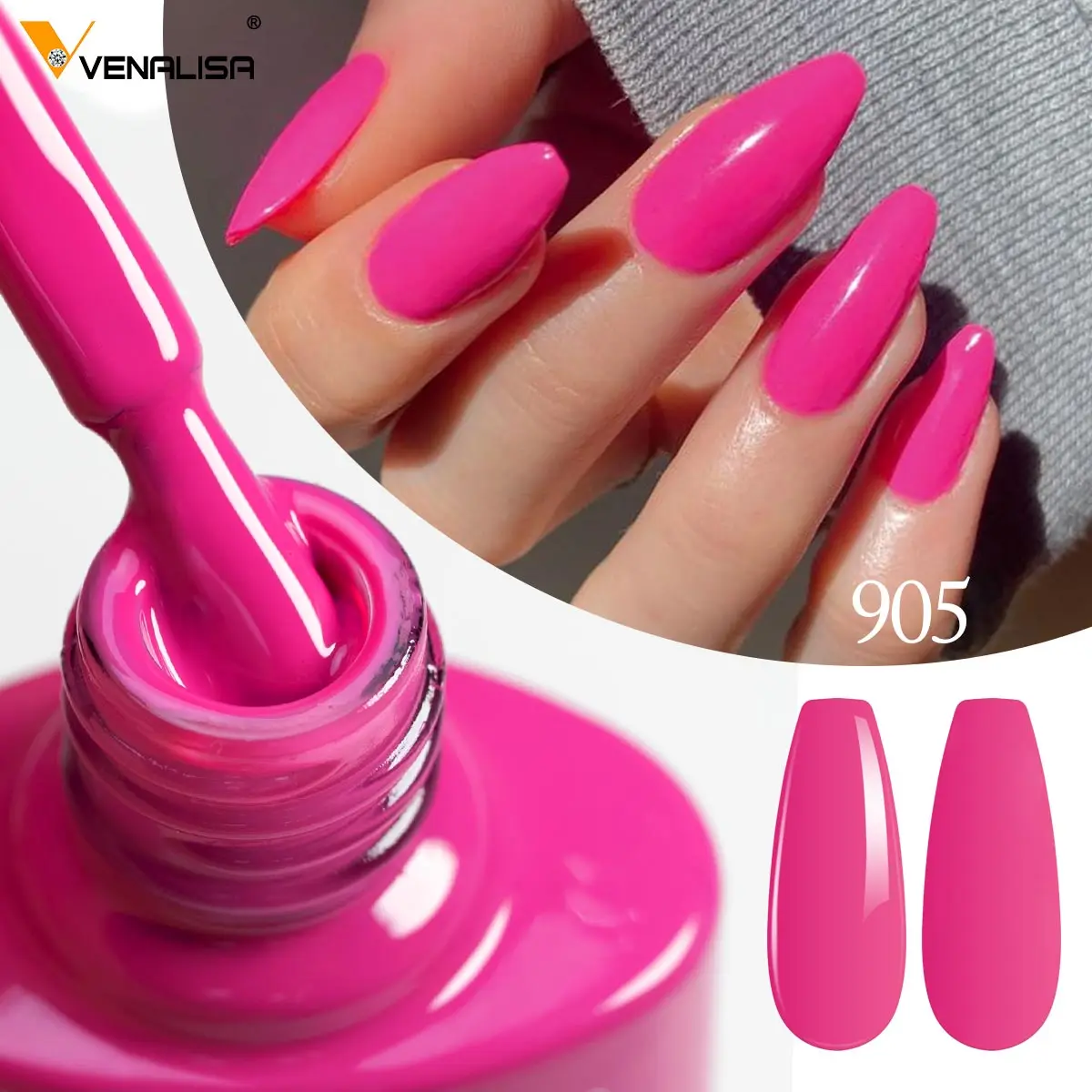 Venalisa VIP4 Гель-лак для ногтей 7,5 мл TPO FREE Soak Off УФ-светодиодный гель-лак с полным покрытием Супер текстура Великолепный маникюр для ногтей