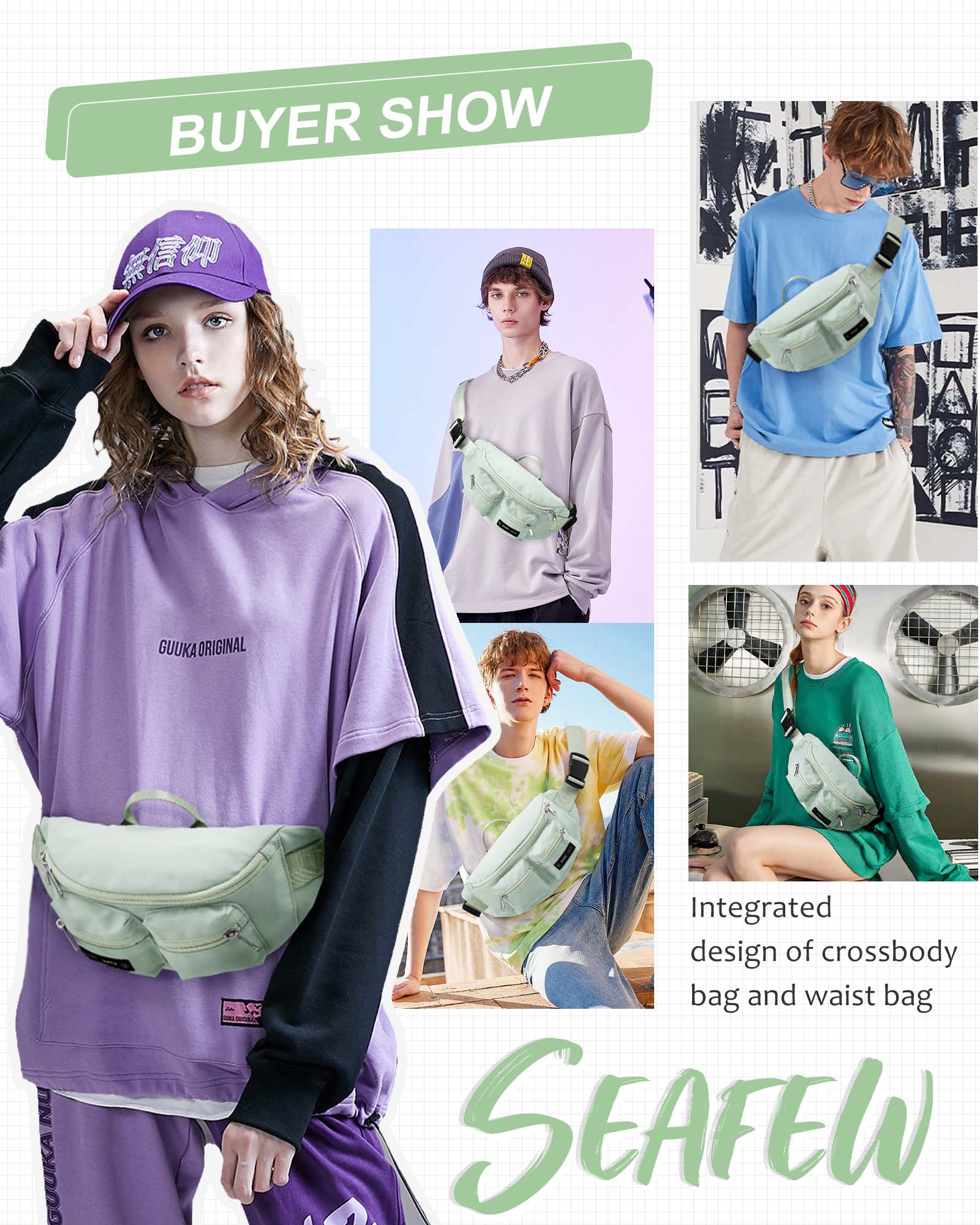 Нейлоновая поясная сумка унисекс, модные однотонные велосипедные поясные сумки