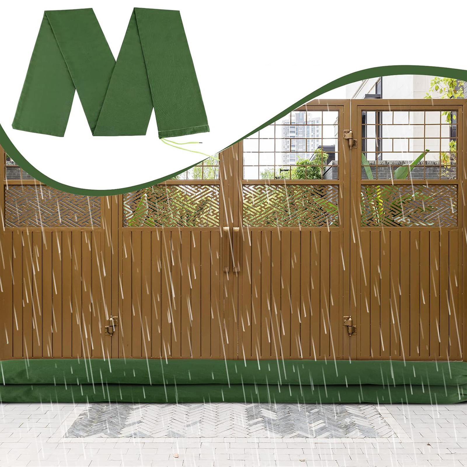 Water Activated Flood Barrier Rain Protection Reusable Anti Flood Control Thickened Alternative Sandbag for Basement Outdoor
