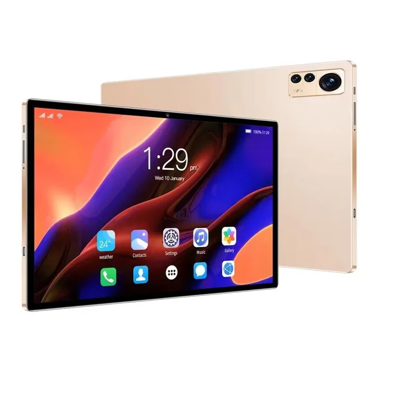 Nueva tableta Pc de 10,1 pulgadas, 8GB de RAM, 64GB de ROM, tabletas Octa Core, Google Play, 4G LTE, llamada telefónica, Dual SIM, Android 12, WiFi, GPS, Bluetooth