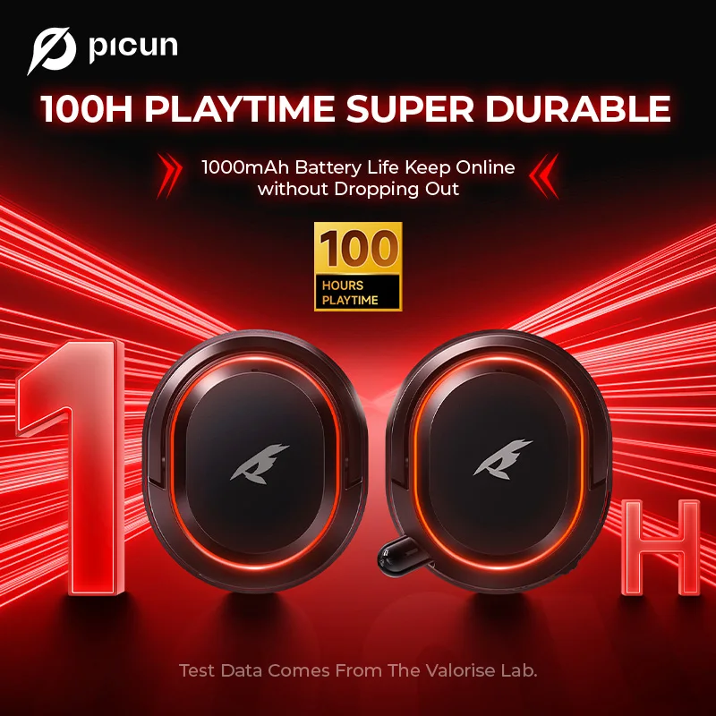 Picun G2 2,4G auriculares inalámbricos para juegos auriculares Bluetooth 5ms baja latencia 7,1 micrófono envolvente ENC para PC PS4 PS5 interruptor de teléfono