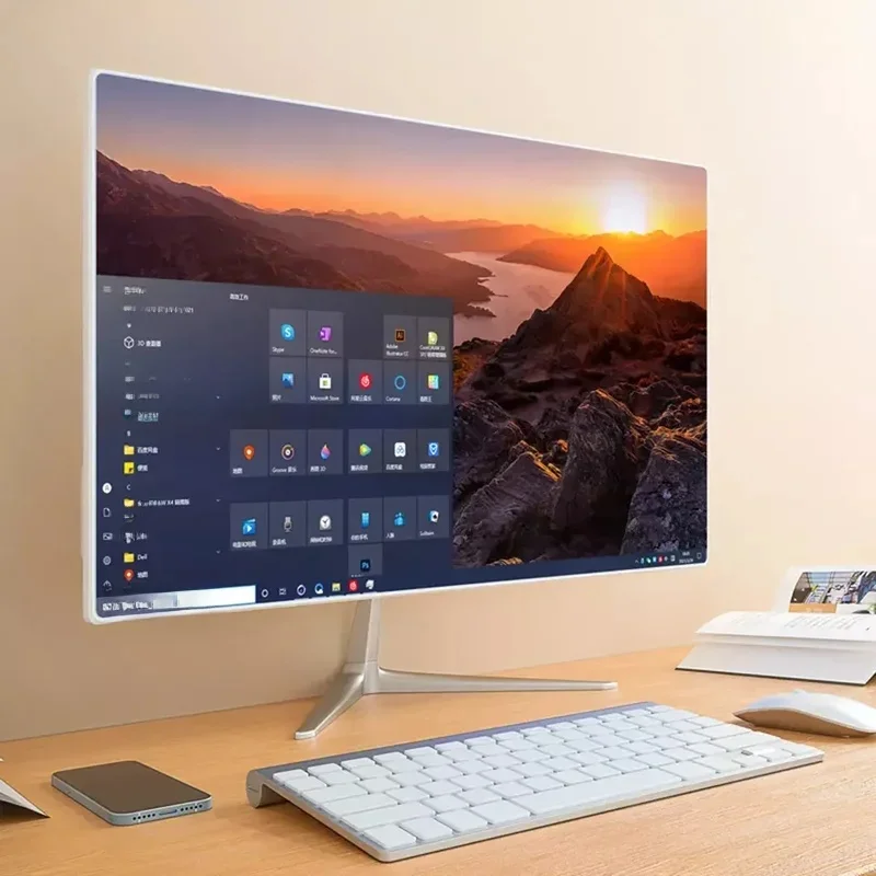 คอมพิวเตอร์ตั้งโต๊ะออลอินวัน (AIO) สำหรับเล่นเกม ขนาด 21 นิ้ว รุ่น OEM พร้อมซีพียู Core i7 ครบชุด พร้อมแบตเตอรี่สำรองไฟ (UPS)