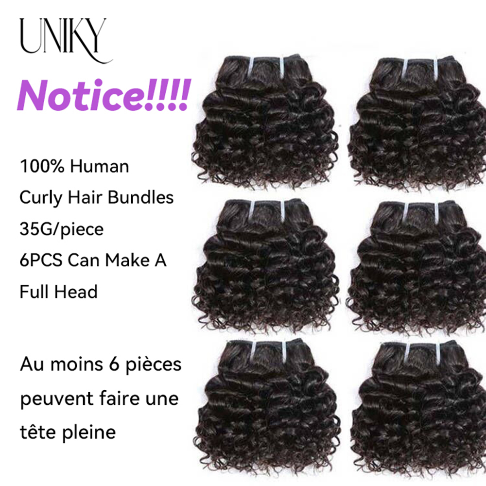 Ngắn Kinky Xoăn Brasil Tóc Dệt Lưng 100% Remy Con Người Làm Tóc Nâu Đậm Nguyên Jerry Tóc Xoăn Lưng Đề Cập Đến