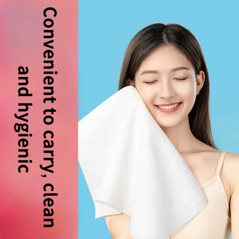 Toalla comprimida portátil suave, 100/50 Uds., limpieza facial desechable, toallita de mano comprimida suave, toallitas de maquillaje no tejidas