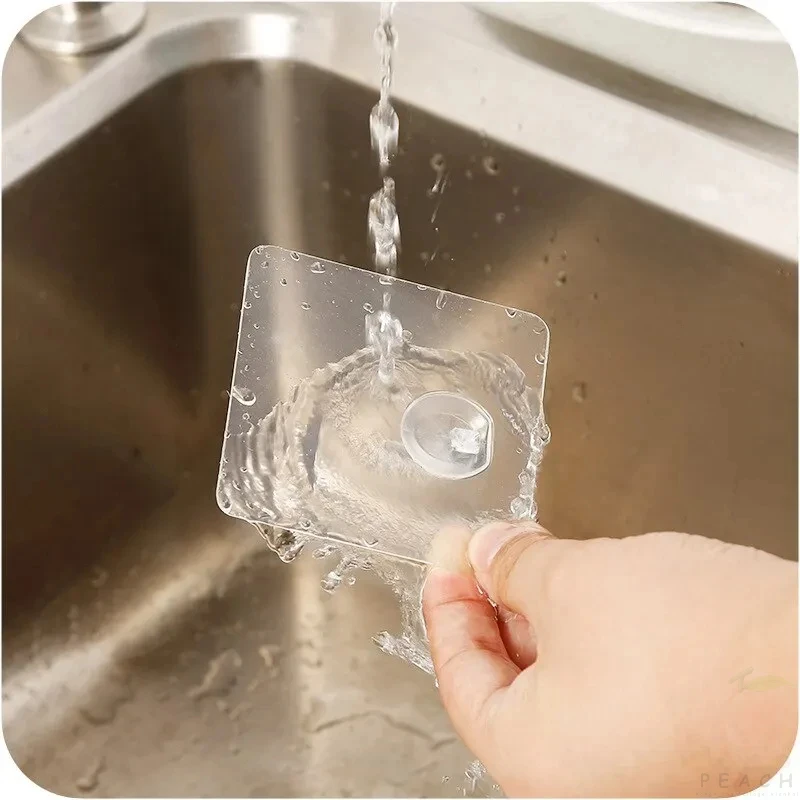 30PCS Hooks ผนังโปร่งใส Strong Self กาวผ้าเช็ดตัวประตูแขวนผนังแขวนห้องครัวอุปกรณ์ห้องน้ํา Hooks