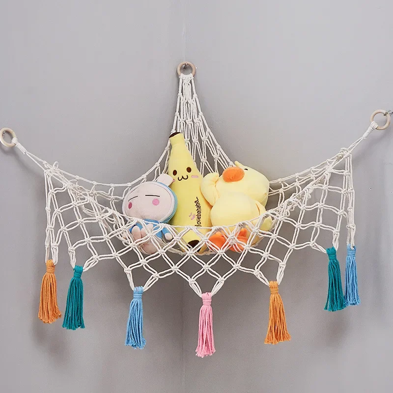 Hamaca de juguete, red de almacenamiento de animales de peluche, hamaca de oso de peluche para niños o niñas, el mejor regalo de vacaciones o cumpleaños para niños