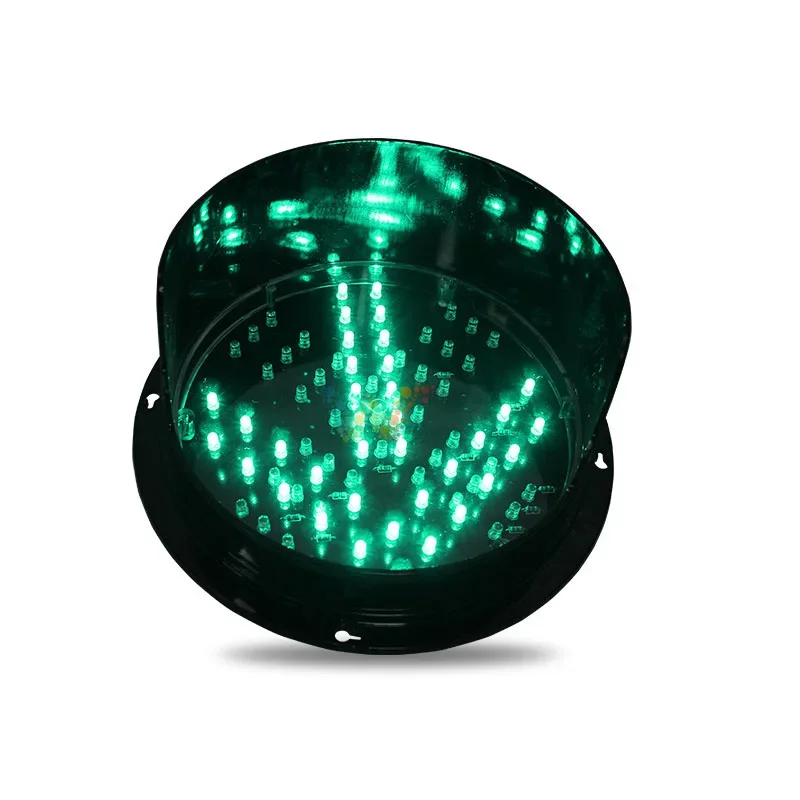 Módulo de semáforo, cruz roja, flecha verde, precio al por mayor, 200 mm de diámetro, CC 12 V o CC 24 V