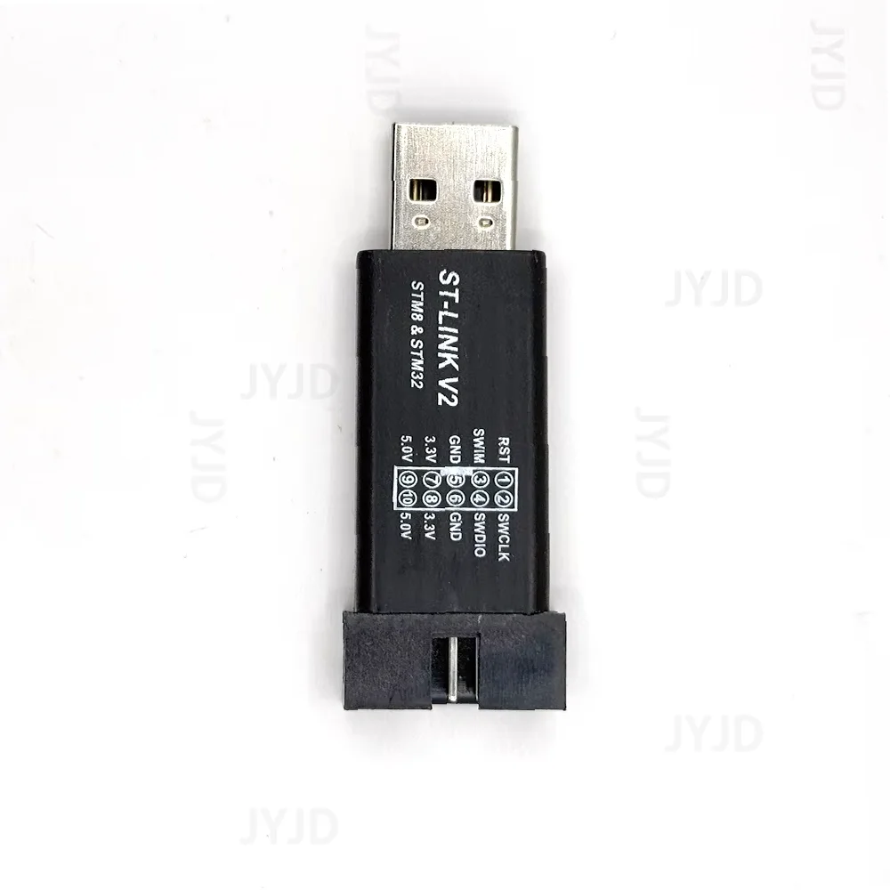 1Set ST LINK Stlink ST-Link V2 Mini STM8 STM32 Simulator Download Programmer Programming With Cover DuPont Cable ST Link V2