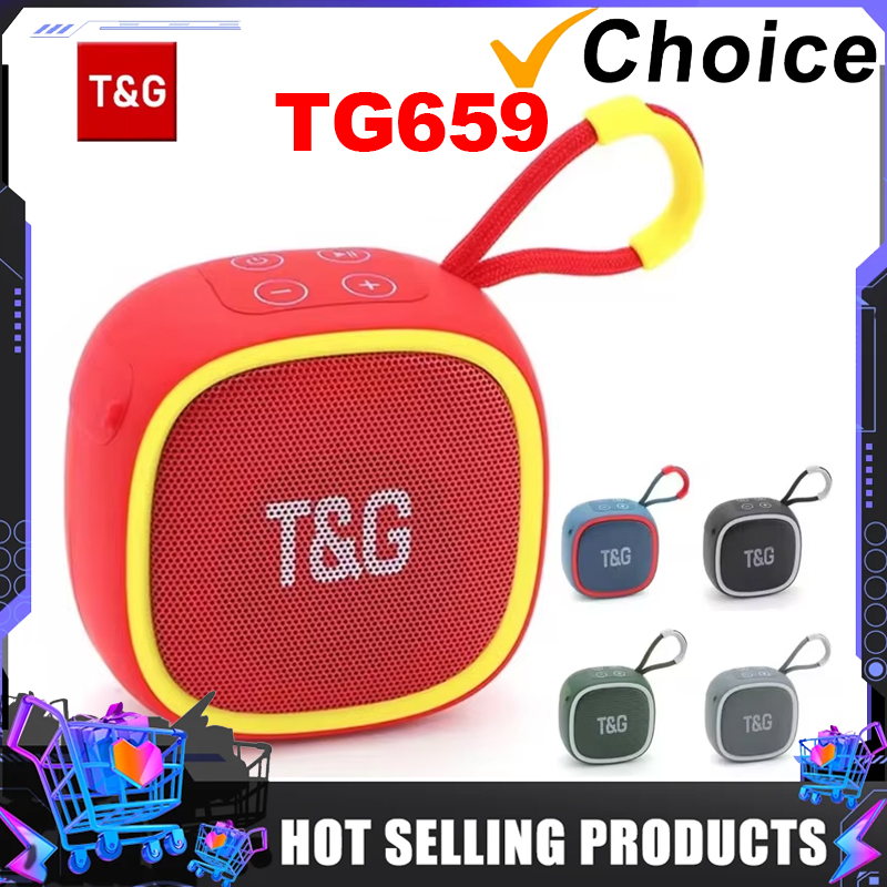 T&G TG659 Mini Wireless Leistungsstarke Wasserdichte Bluetooth Lautsprecher TWS Bluetooth 5,3 Sound Box HIFI Lautsprecher Unterstützung TF Karte Radio