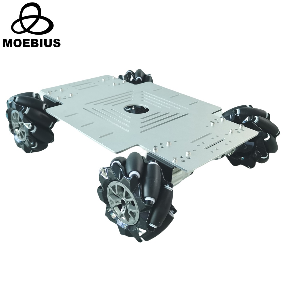 25 kg Last 4WD Mecanum Wheel Robot Car Kit mit DC 12 V Encoder Motor für Arduino ROS Roboterarm Chassis DIY Spielzeug Teile
