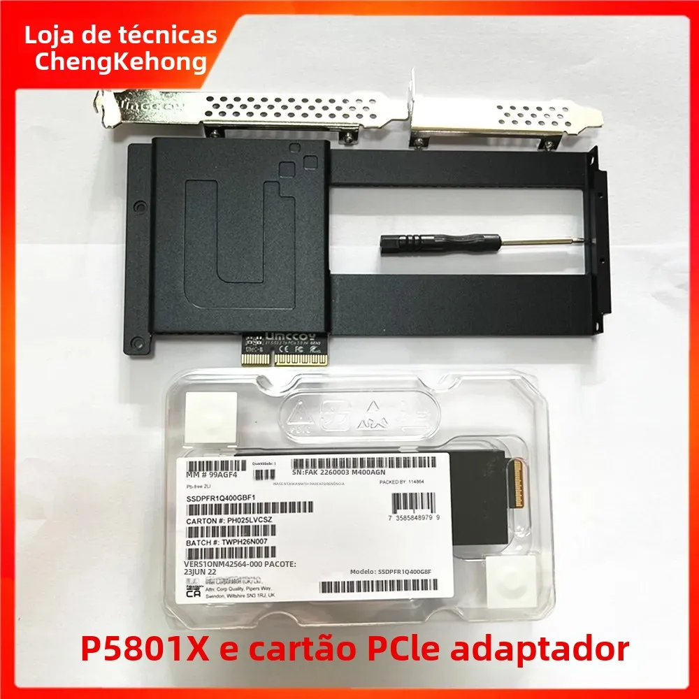 Novo original para Intel OPTANE SSD P5801X 400G E1. Interface S Unidade de estado sólido de nível empresarial SSDPFR1Q400GBF1