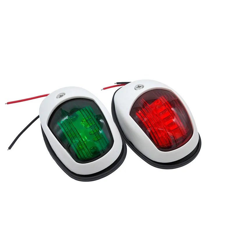 1 Chiếc SU304 Thuyền Dẫn Đường 12V 24V Mềm Du Thuyền Mạn Phải Và Cổng Xanh & Đỏ LED Chống Thấm Nước