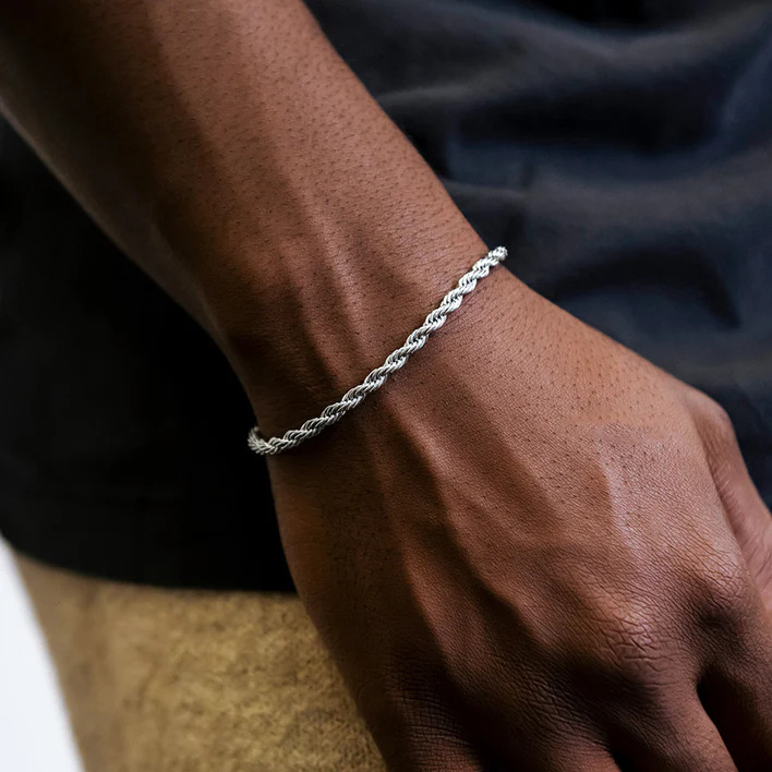 браслет браслету мужские, 2/3/4/5 мм