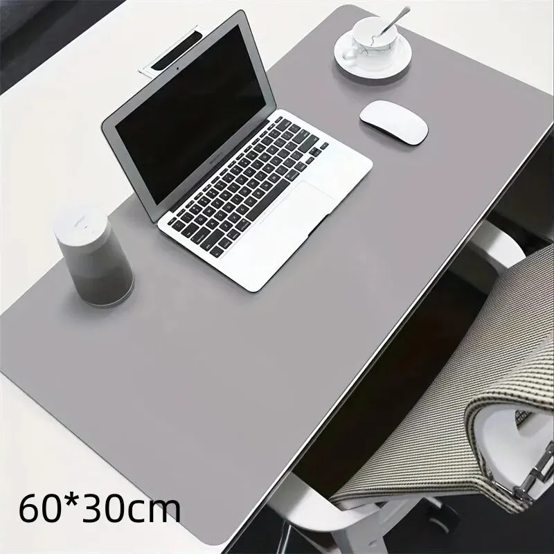 1 Stück große Größe 60 * 30 mm Büro-Schreibtisch-Schutzmatte PU-Leder wasserdichtes Mauspad Desktop-Tastatur Schreibtischunterlage Gaming-Mauspad