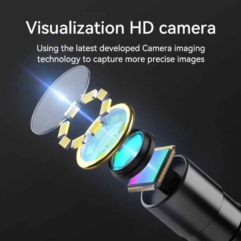 Boroscópio industrial 1080p hd 4.3 polegadas lcd digital endoscópio câmera luz ip67 à prova dip67 água câmera de inspeção de esgoto ferramentas mecânicas