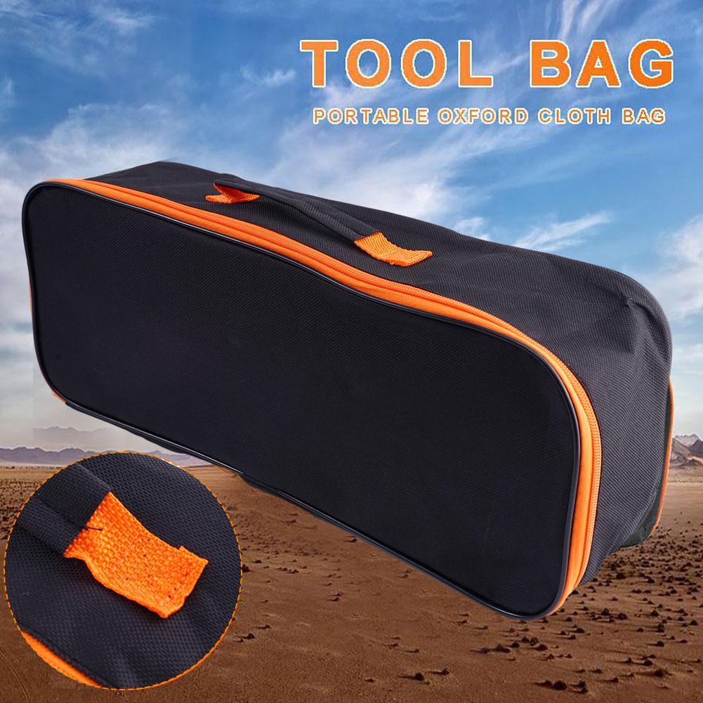 Black Car Wear Resistant Zipper Closure Practical Storage Case With Handle Portable Pouch Vacuum Cleaner Tool Bag