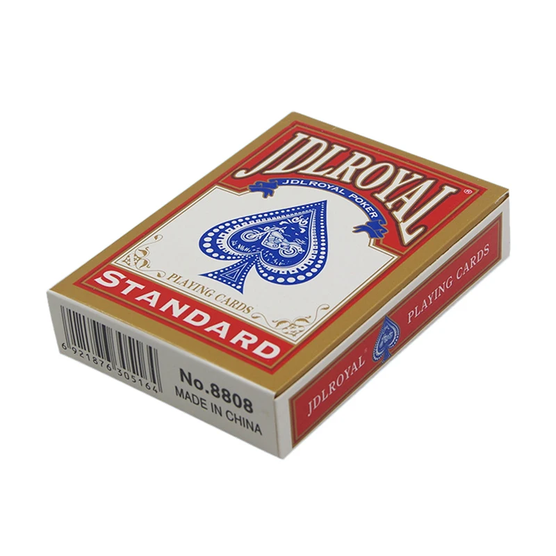 ใหม่ล่าสุด Jdlroyal โป๊กเกอร์สีแดง/สีฟ้าปกติเล่นไพ่มาตรฐานปิดผนึก Decks Magic Tricks โป๊กเกอร์เล่นไพ่ Magice Tricks GYH