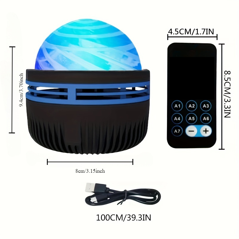 Starlight Projector Night Light Aurora Colorful Light Home Bedroom Decoration Starlight Christmas Light Children's Gift USB line