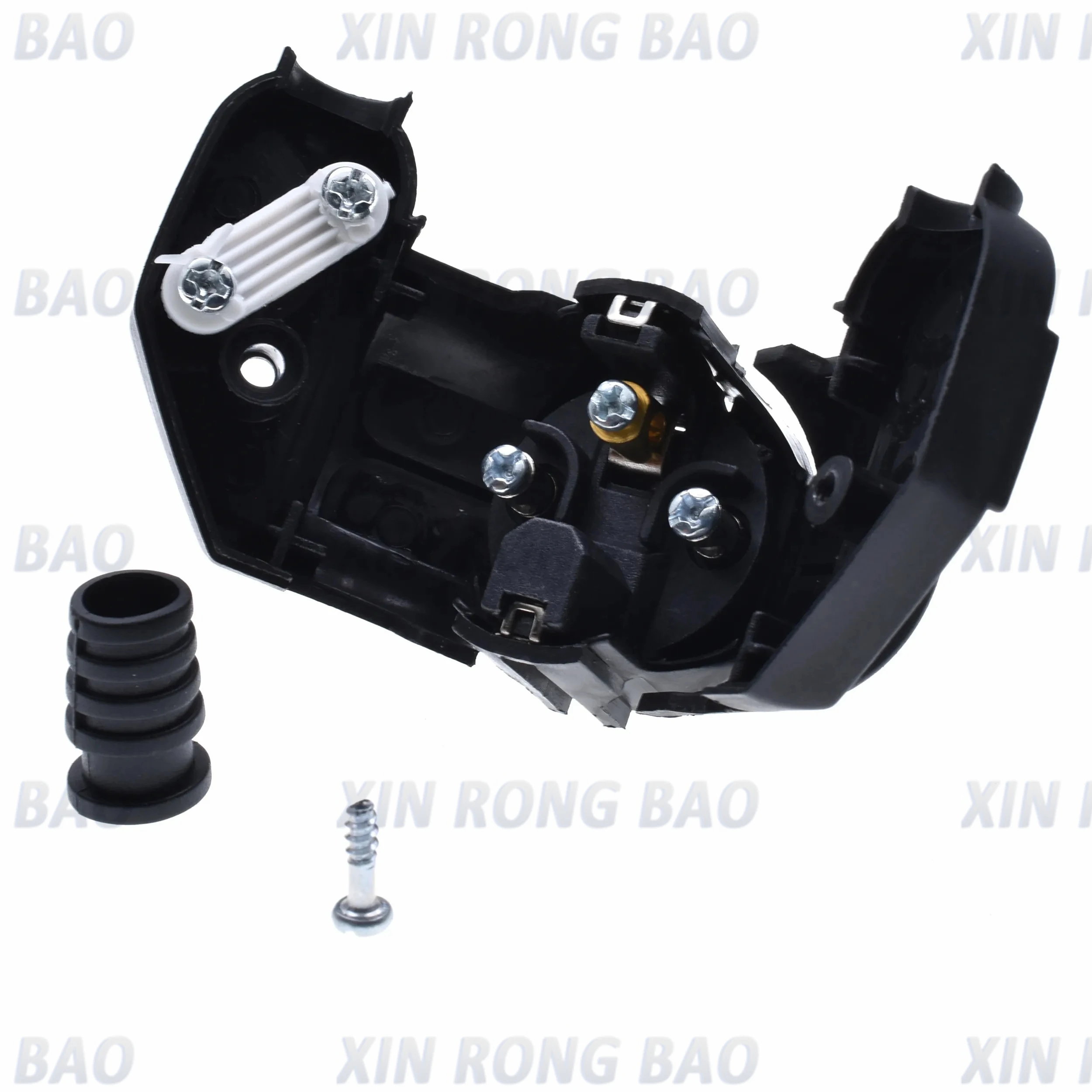 Adaptador de corriente alterna de la UE, Cable conector de 16A y 250V, enchufe eléctrico, adaptador convertidor macho coreano blanco y negro, enchufe desmontable