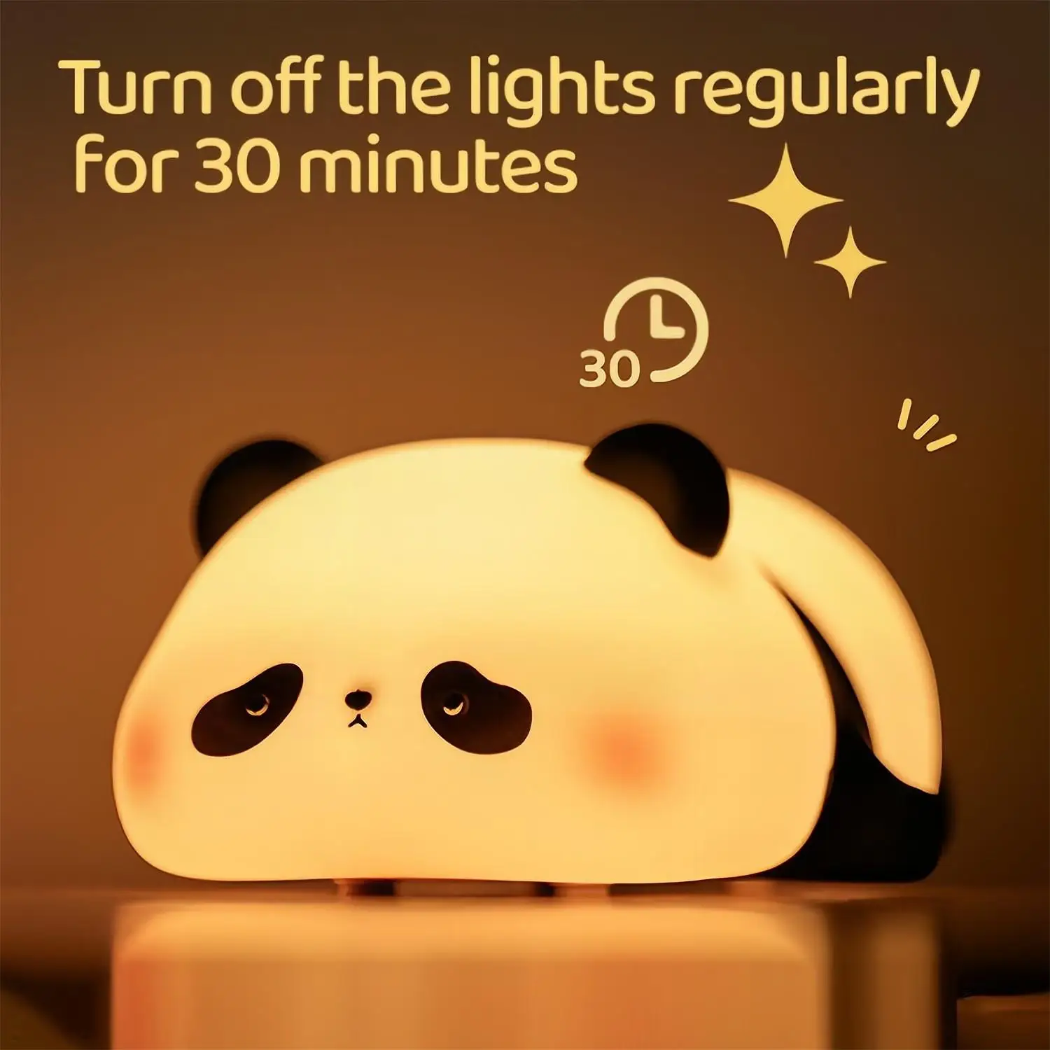 Bonito silicone luzes da noite ovelha dos desenhos animados quarto lâmpada para decoração do quarto das crianças recarregável cronometragem escurecimento sono luz da noite