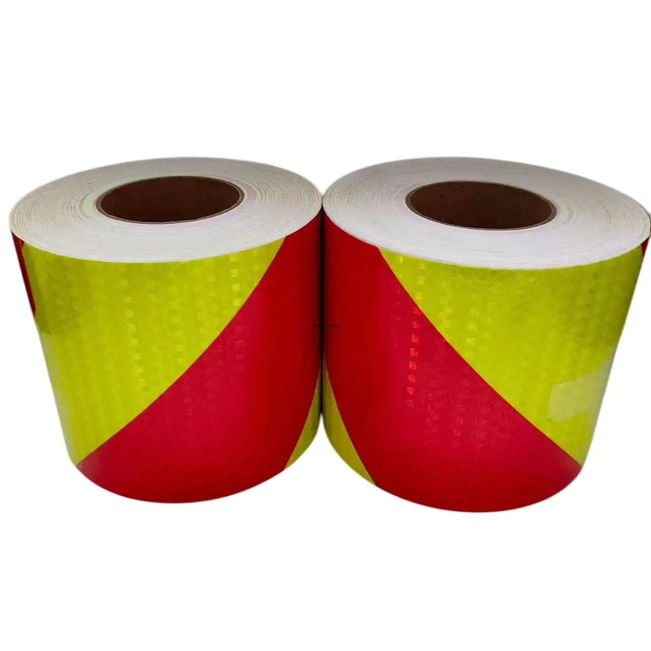 5 ซม./10 ซม./15 ซม./20 ซม.* 5M สะท้อนแสงกาวเทปเรืองแสงสีเหลือง-สีแดงซ้ายขวา Twill สติกเกอร์สะท้อนแสงกันน้ําแผ่น