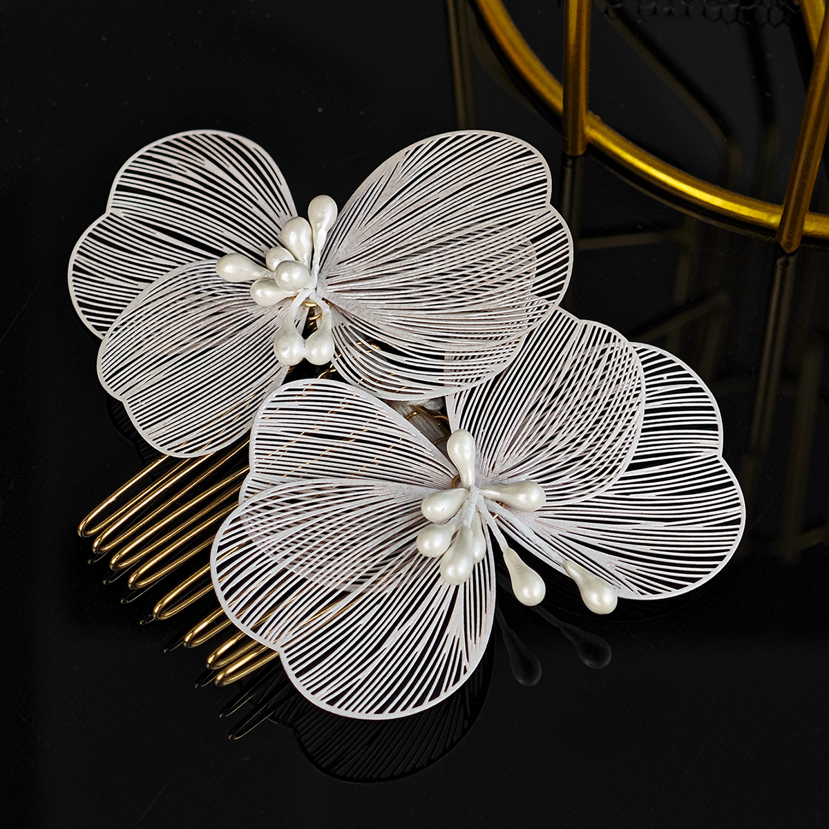 여성을위한 패션 6 개/몫 진주 머리 핀 클립 실버 컬러 신부 웨딩 헤어 액세서리 쥬얼리 신부 머리 장식