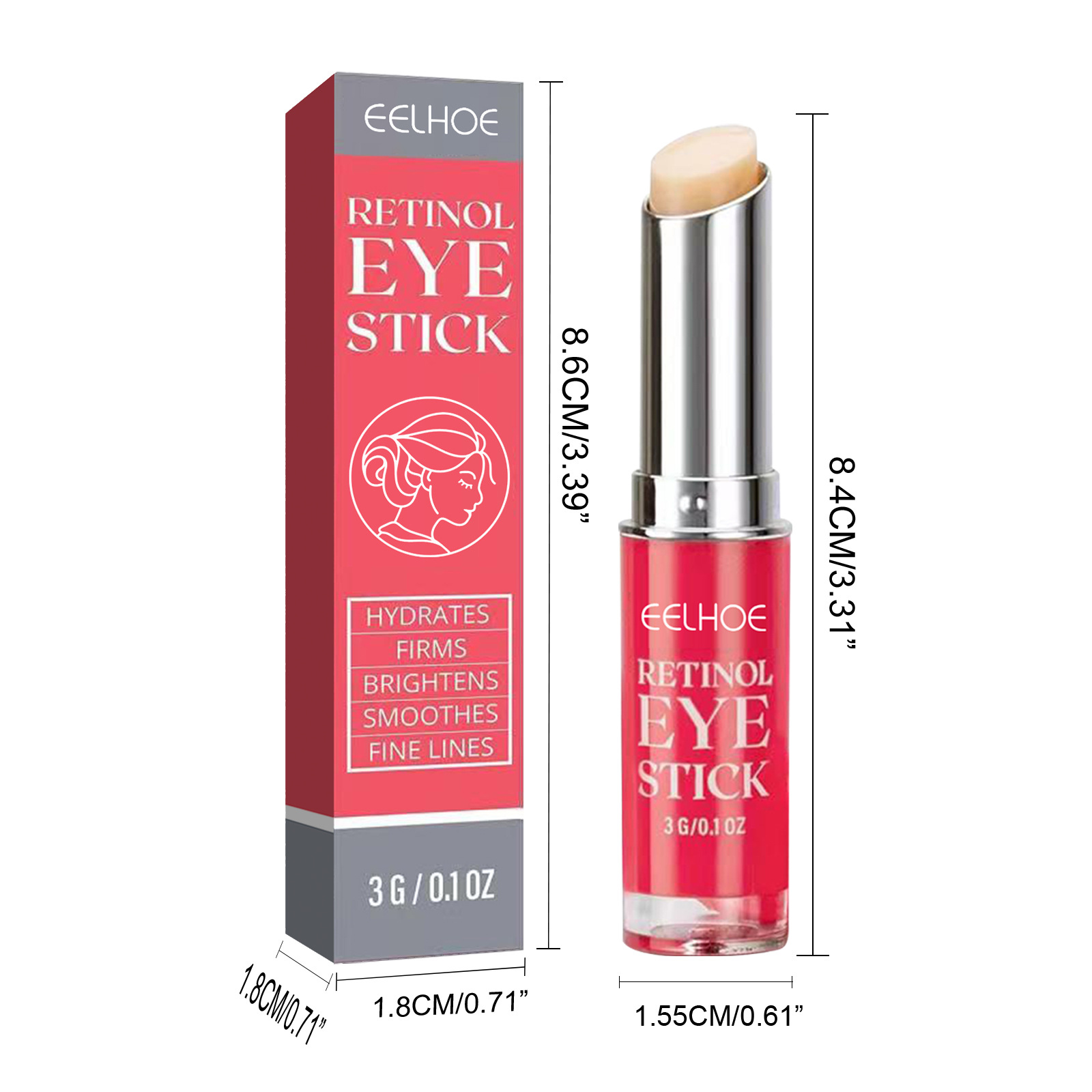 Retinol creme para os olhos levantamento endurecimento anti-rugas remover sacos de olho olheiras anti envelhecimento clareamento hidratante iluminar cuidados com a pele