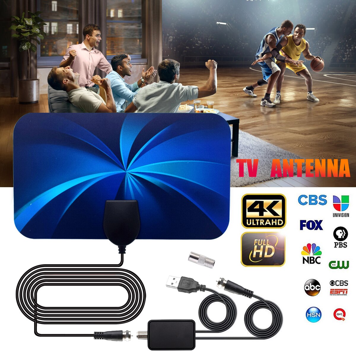 Digital TV Indoor Antenne Boden Welle Mini Hdtv Antenne Hdtvt2 Antenne Für Auto Antenne RV Reise Smart TV