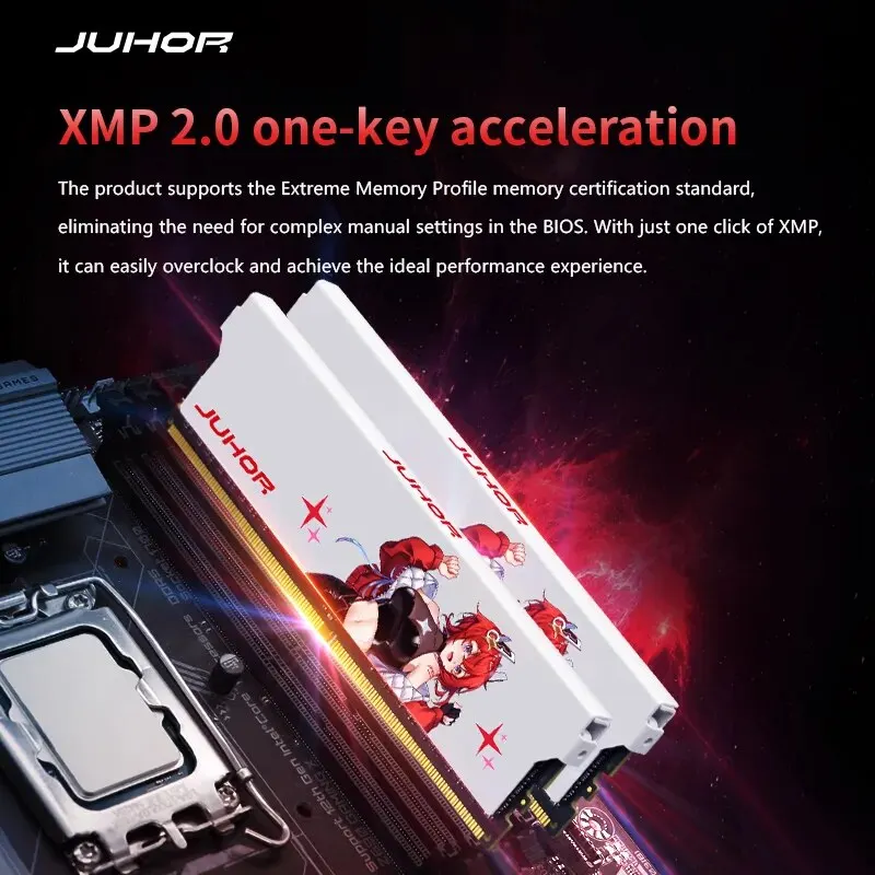 Juhor memoria ram ddr4 (8 gx2) 3200mhz (16 gx2) 3200mhz 3600mhz 8gb 16gb desktop gaming dual channel speicher