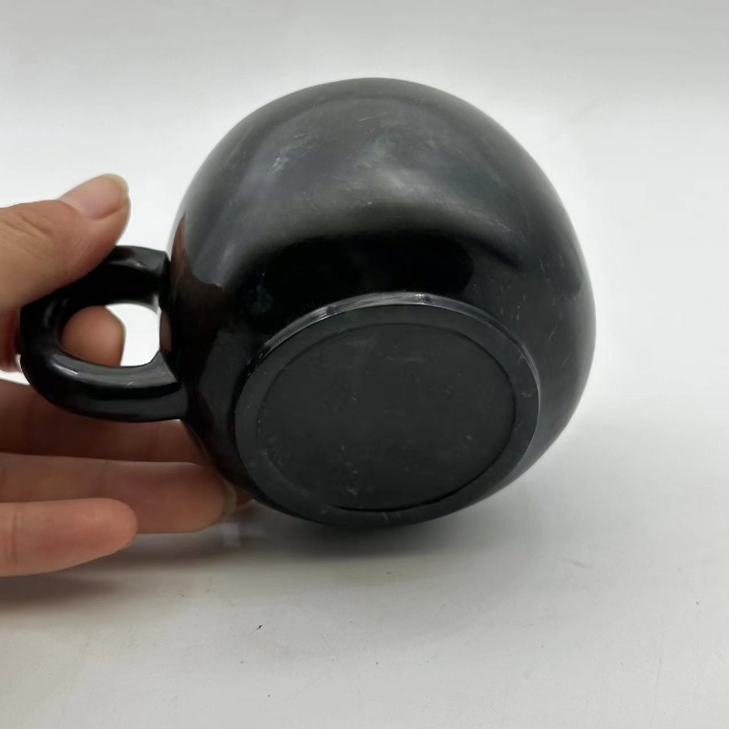 Tasse à Eau Authentique en Médecine Naturelle, King Stone, Design Original, Vert Foncé, Diversification, Café, Couple