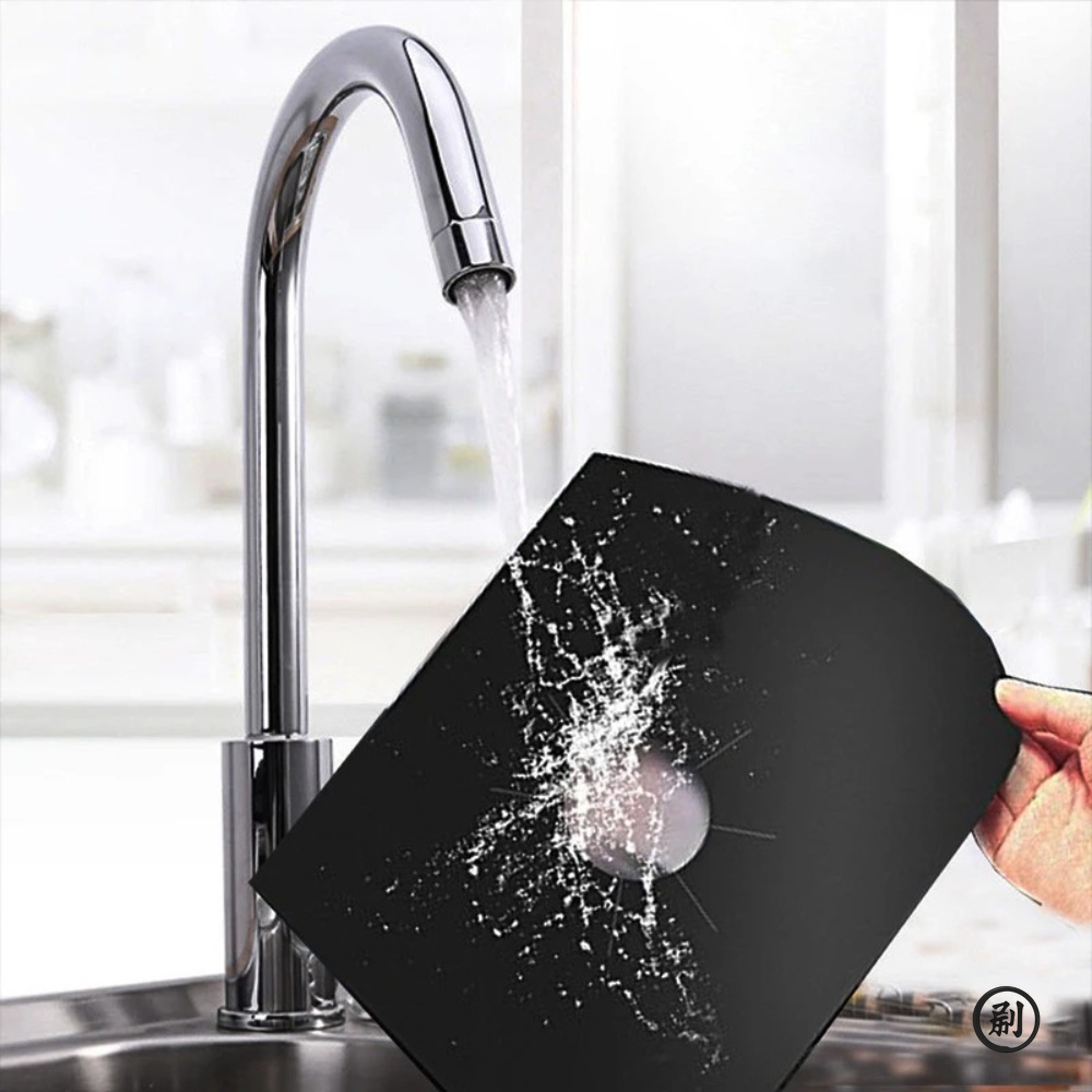 4 peças 27 cm almofada de proteção de superfície de fogão a gás lavável óleo e resistente à sujeira acessórios de limpeza de cozinha