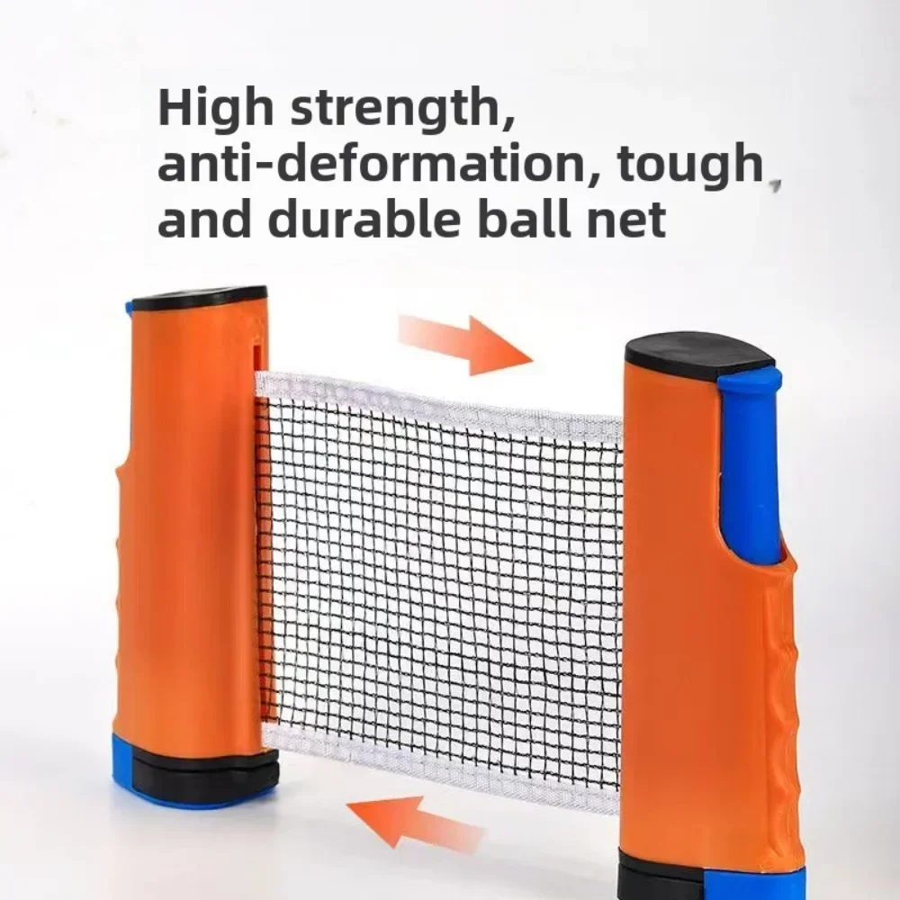 Tragbare Ping Pong Net Rack Überall Einziehbare Rack Ersatz Qualität Kunststoff Tischtennis Net Übung Zubehör Mesh