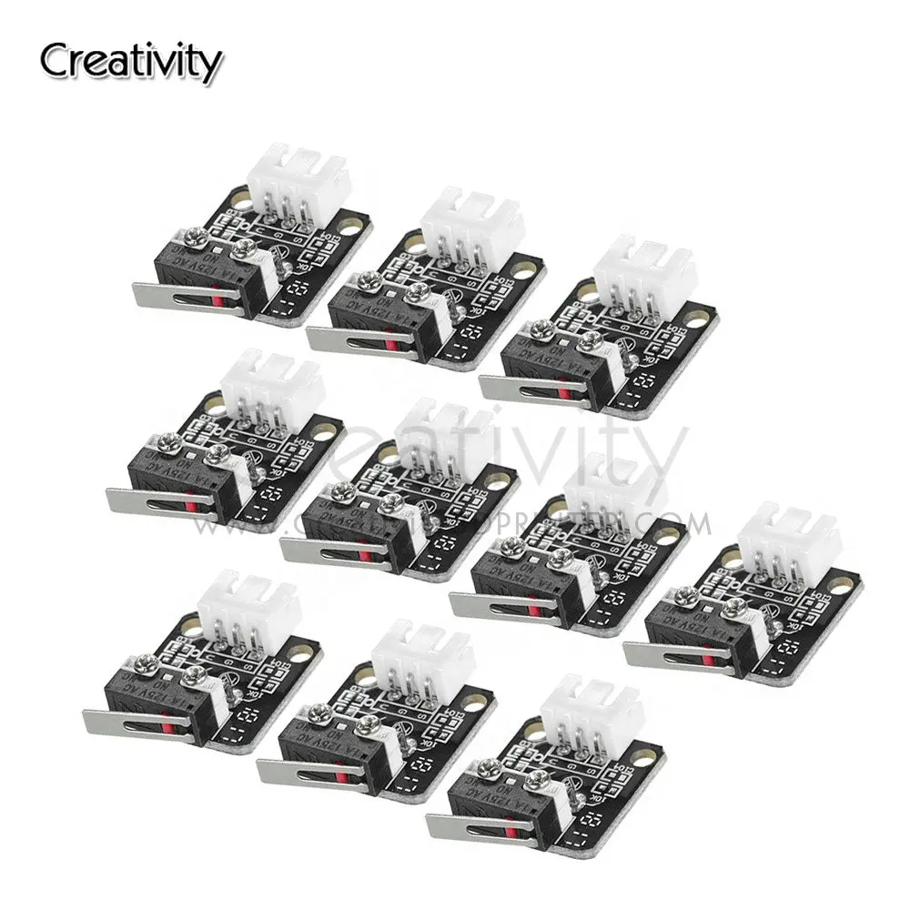 5 X/Y/Trục Z Cấp Dừng Lại Hạn Chế Công Tắc 3Pin N/O N/C Điều Khiển dễ Dàng Sử Dụng Micro Switch Cho CR10 Series Ender 3 3D Máy In Phần