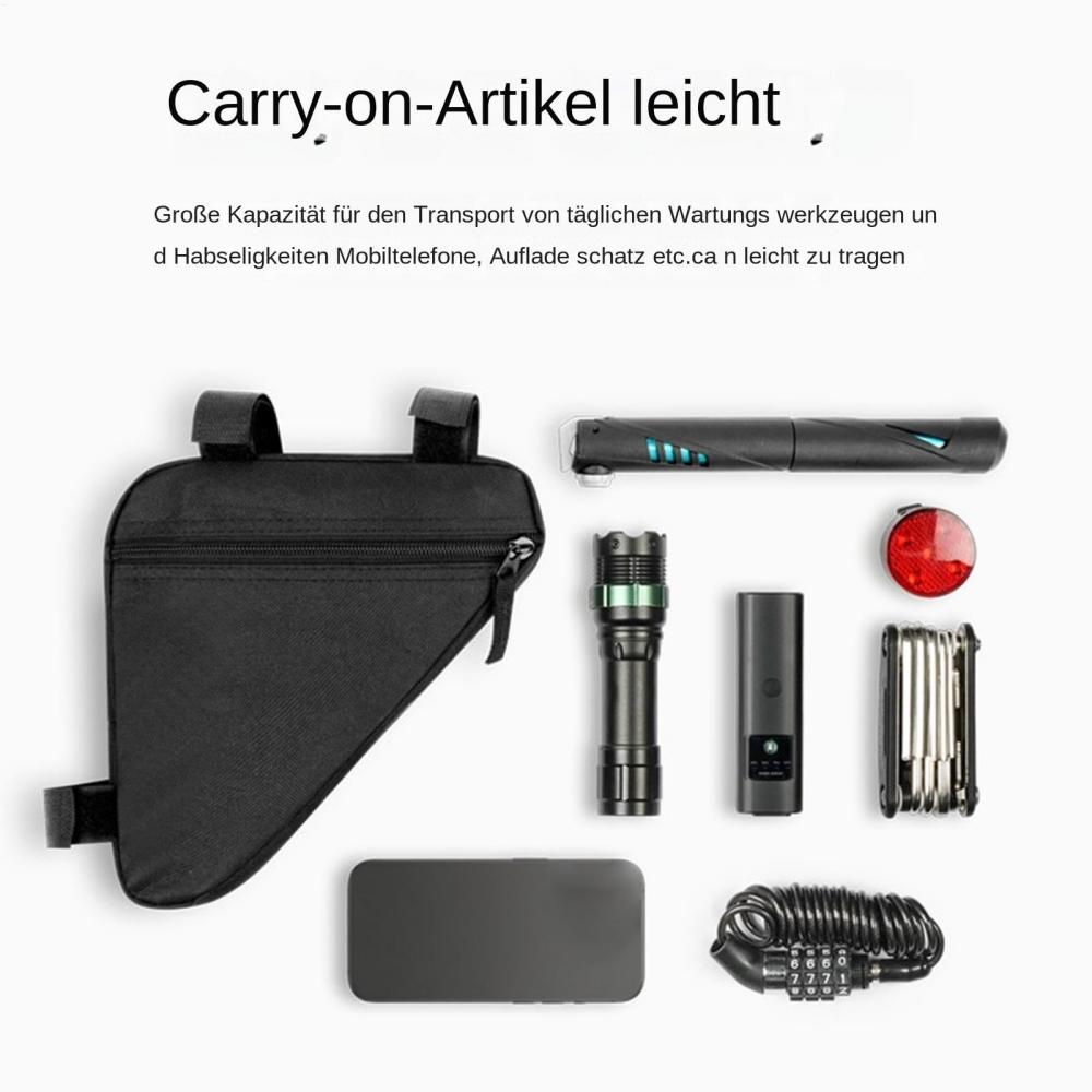 Torba rowerowa trójkątna DOMEN na ramę, wodoodporna torba na przednią rurę, torba rowerowa na narzędzia, torba do przechowywania roweru, akcesoria rowerowe