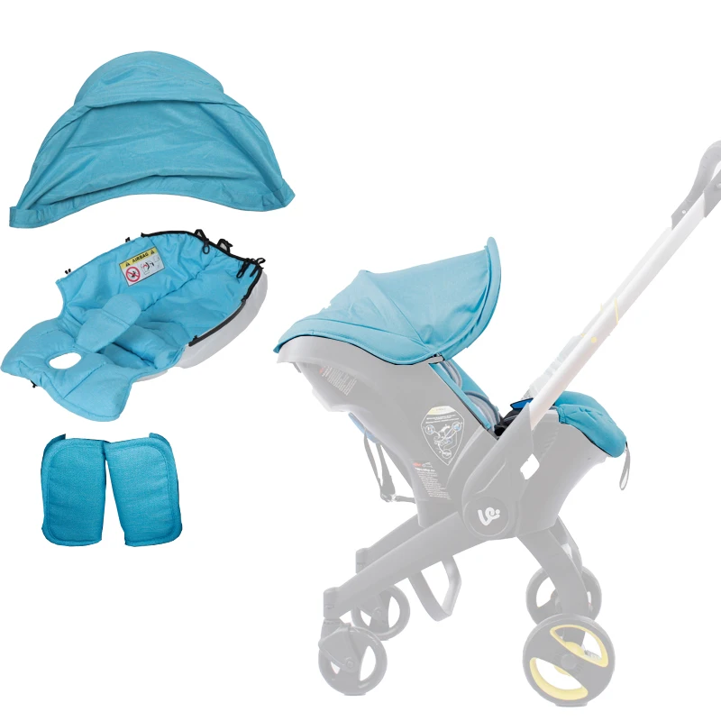 Doona ベビーカーアクセサリーキャノピーシートカバー 4in1 カーシート変更洗濯キットベビーカーサンシェードマットレスフィット Foofoo カーシート