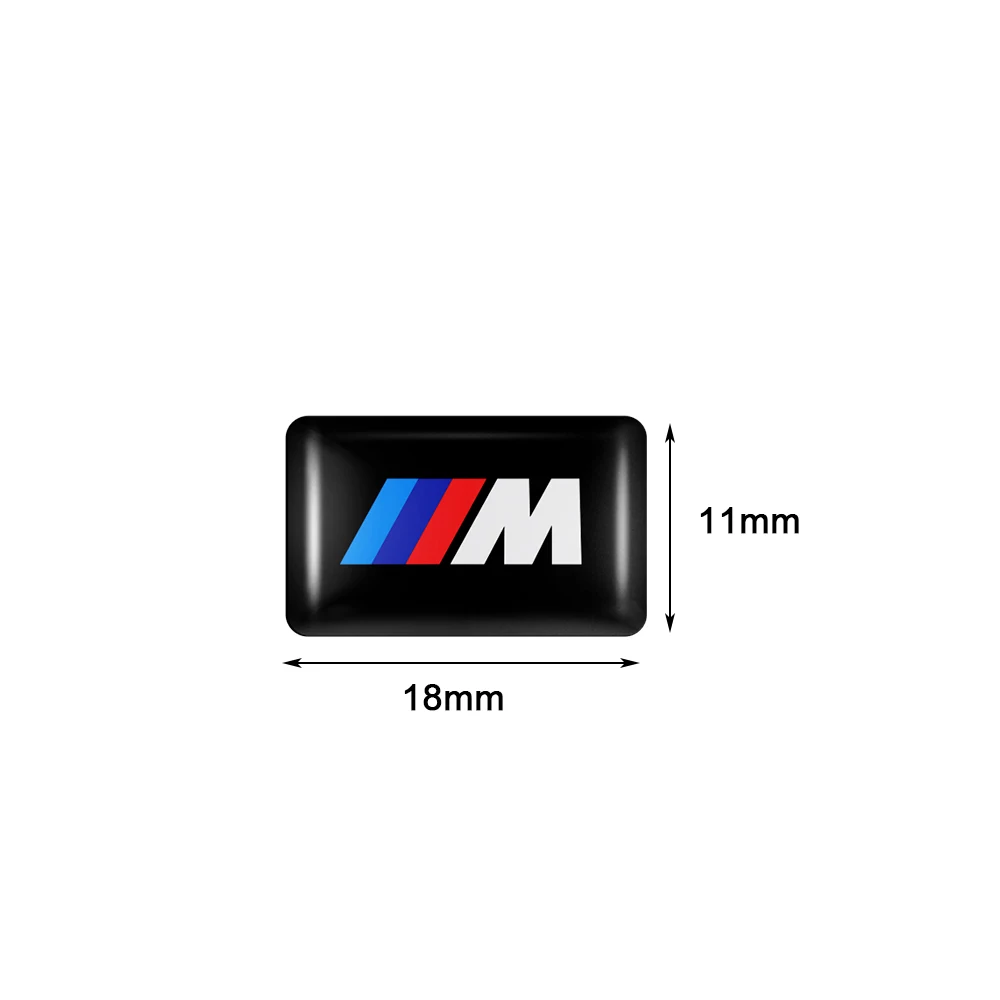 5/10/15 Uds. Pegatinas 3D con logotipo de coche, tablero de Audio para volante, accesorios para automóviles para Bmw M1 M E46 E90 E60 F30 F10 E36 G20 E92 E91