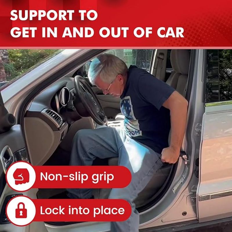 Ninemax-高齢者向けの車のドアアシストハンドル、ポータブル、多機能、シートベルトカッター、高齢者専用、ウィンドウブレーカー